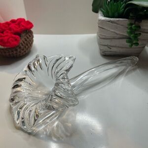 Elegant Clear Single Stem Glass Flower Vase